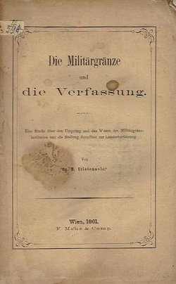 Die Militärgränze und die Verfassung