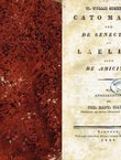 Cato major seu de senectute et laelius sive de amicitia