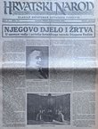 Hrvatski narod. Glasilo hrvatskog ustaškog pokreta III/175/1941