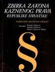 Zbirka zakona kaznenog prava Republike Hrvatske (5.izmj.izd.)