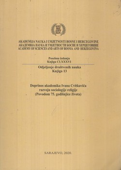 Doprinos akademika Ivana Cvitkovića razvoju sociologije religije (Povodom 75. godišnjice života)