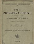 Popis žiteljstva i stoke od 31. prosinca 1880 u Hrvatskoj i Slavoniji