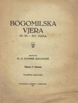 Bogomilska vjera od XII. do XVI. vijeka