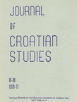 Journal of Croatian Studies XI-XII/1970-71