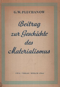 Beiträge zur Geschichte des Materialismus