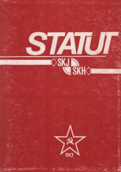 Statut Saveza Komunista Jugoslavije / Saveza Komunista Hrvatske