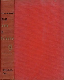 From Lenin to Malenkov. The History of World Communism