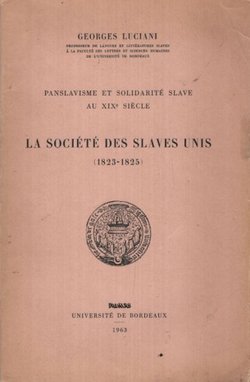 La societe des slaves unis (1823-1825)