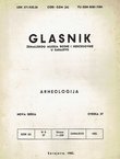 Glasnik Zemaljskog muzeja Bosne i Hercegovine u Sarajevu. Arheologija. Nova serija 37/1982