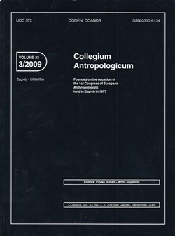 Collegium Antropologicum 33/3/2009