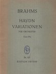 Variationen über ein Thema von Joseph Haydn für Orchester Opus 56a