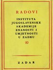 Radovi Instituta JAZU u Zadru 20/1973