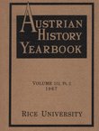 The Nationality Problem in the Habsburg Monarchy in the Nineteenth Century: a Critical Appraisal II. The National Minorities (Austrian History Yearbook III/2/1967)