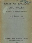 The Races of England and Wales. A Survey of Recent Research