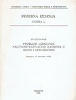 Problemi uzdizanja naučnoistraživačkih kadrova u Bosni i Hercegovini