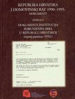 Republika Hrvatska i Domovinski rat 1990.-1995. Dokumenti. Knjiga 6. Dokumenti institucija pobunjenih Srba u Republici Hrvatskoj (srpsnj-prosinac 1992.)