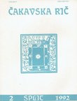 Čakavska rič XX/2/1992