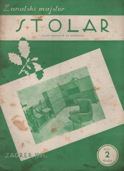 Zanatski majstor. Stolar 2/1955