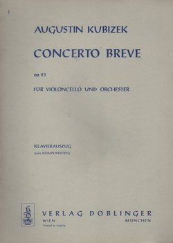 Concerto breve op. 23 für violoncello und orchester