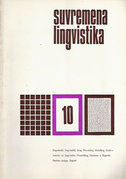 Suvremena lingvistika 10/1974