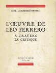 L'oeuvre de Léo Ferrero. A travers la critique