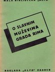 O slavnim muževima grada Rima. Biografije