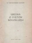 Uredba o svetom bogoslužju
