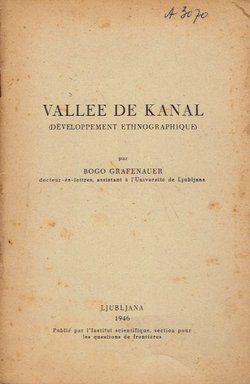 Vallee de Kanal (Developpement ethnographique)