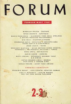 Forum VII/2-3/1968 (Miroslav Krleža: Zastave. Anabaza Kamila Emeričkoga)