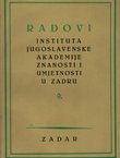 Radovi Instituta JAZU u Zadru 9/1962
