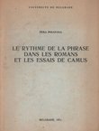 Le rythme de la phrase dans les romans et les essais de Camus
