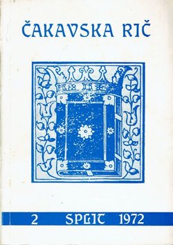 Čakavska rič 2/1972