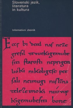 Slovenski jezik, literatura in kultura. Informativni zbornik