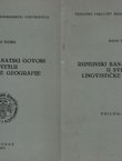 Rumunski banatski govori u svetlu lingvističke geografije + Karte