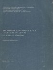 XVI. seminar slovenskega jezika, literature in kulture. Zbornik predavanj