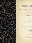 Matica hrvatska od godine 1842. do godine 1892. Spomen knjiga