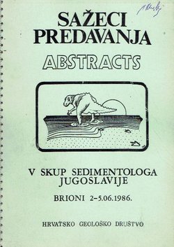 V skup sedimentologa Jugoslavije. Sažeci predavanja / Abstract