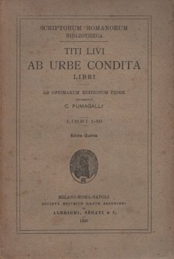 Ab Urbe condita. Libri I-III