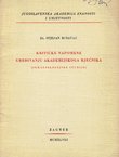 Kritičke napomene uređivanju Akademijskoga rječnika (semasiologijske studije)