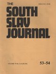 The South Slav Journal 14/3-4 (53-54)
