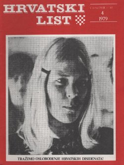 Hrvatski list II/4 (9)/1979