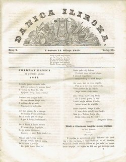 Danica ilirska 2/IX/1843