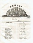 Danica horvatska, slavonska i dalmatinska 12/IX/1843