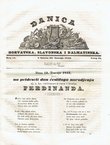 Danica horvatska, slavonska i dalmatinska 16/IX/1843