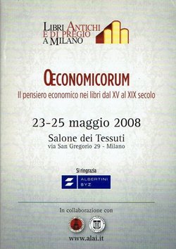 Oeconomicorum. Il pensiero economico nei libri dal XV al XIX secolo