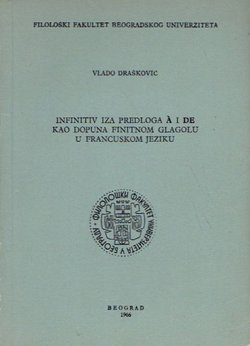 Infinitiv iza predloga a i de kao dopuna finitnom glagolu u francuskom jeziku