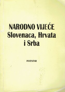 Narodno vijeće Slovenaca, Hrvata i Srba. Inventar