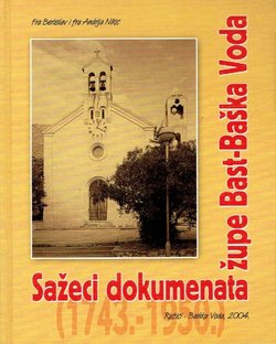 Sažeci dokumenata župe Bast-Baška Voda (1743.-1950.)
