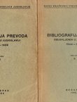 Bibliografija prevoda objavljenih u Jugoslaviji 1944-1959 I-II