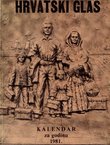 Hrvatski glas, Kalendar za godinu 1981.